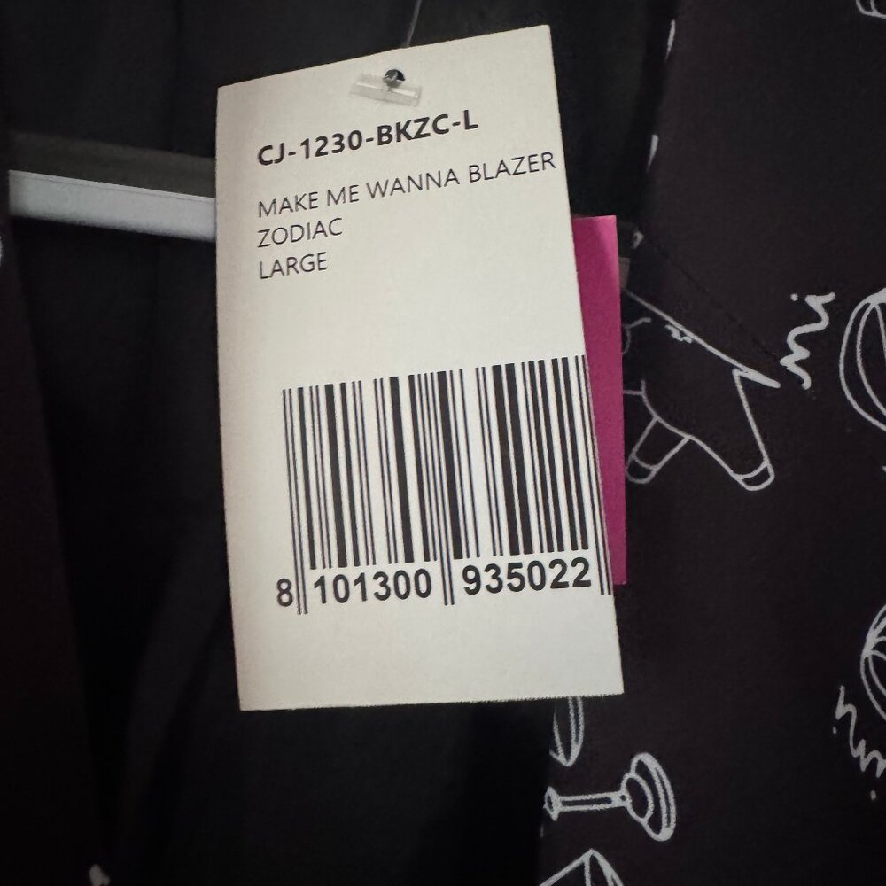 Dressed in Lala Make Me Wanna Lala Boyfriend Blazer in Zodiac - Picture 5 of 6